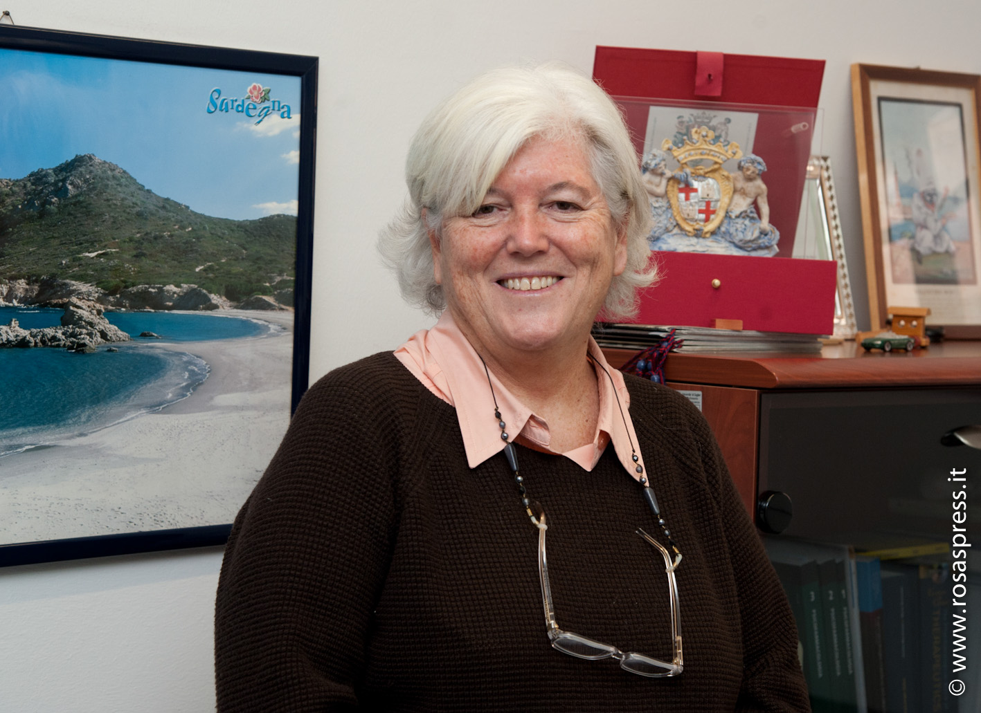 il Rettore dell Università di Cagliari Prof.ssa Maria Del Zompo