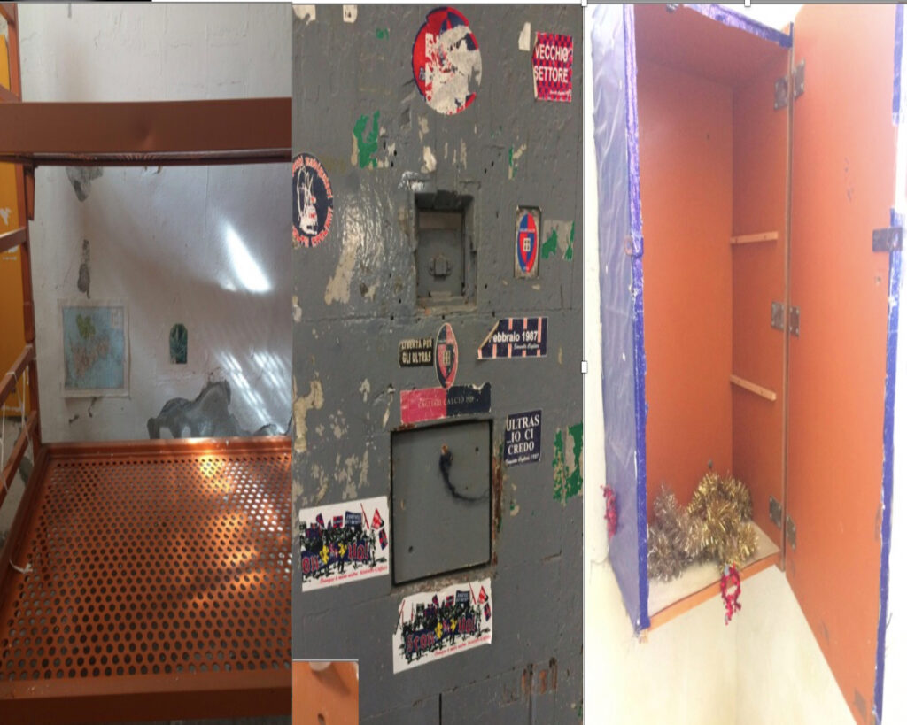 8_Sesta pratica di addomesticamento dello spazio della cella: la sala d’attesa.