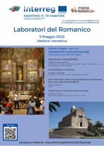 Locandina Laboratori del romanico. Adattabilità e percorsi speciali. Locandina Laboratori del romanico. Adattabilità e percorsi speciali.