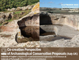 Locandina dle Workshop "Co-creation Perspective of Archaeological Conservation Proposals" Locandina dle Workshop "Co-creation Perspective of Archaeological Conservation Proposals" tenutosi dall'8 all'11 marzo 2023