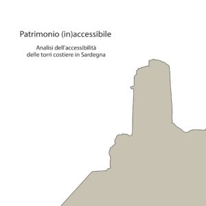 L'immagine di copertina mostra il profilo campito di colore beige di una torre costiera. Lo sfondo è bianco ed è presente il titolo del lavoro.